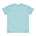 Royal Apparel 17068 Toddler Heathered Short Sleeve Tee with Coverstitch Neck Made in USA