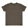 Royal Apparel 17068 Toddler Heathered Short Sleeve Tee with Coverstitch Neck Made in USA