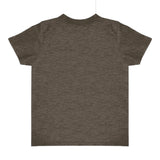 Royal Apparel 17068 Toddler Heathered Short Sleeve Tee with Coverstitch Neck Made in USA