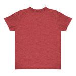 Royal Apparel 17068 Toddler Heathered Short Sleeve Tee with Coverstitch Neck Made in USA