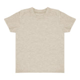 Royal Apparel 17068 Toddler Heathered Short Sleeve Tee with Coverstitch Neck Made in USA