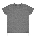 Royal Apparel 17068 Toddler Heathered Short Sleeve Tee with Coverstitch Neck Made in USA