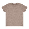 Royal Apparel 17068 Toddler Heathered Short Sleeve Tee with Coverstitch Neck Made in USA