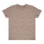Royal Apparel 17068 Toddler Heathered Short Sleeve Tee with Coverstitch Neck Made in USA