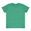 Royal Apparel 17068 Toddler Heathered Short Sleeve Tee with Coverstitch Neck Made in USA