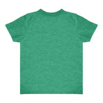 Royal Apparel 17068 Toddler Heathered Short Sleeve Tee with Coverstitch Neck Made in USA