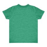 Royal Apparel 17068 Toddler Heathered Short Sleeve Tee with Coverstitch Neck Made in USA