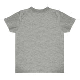 Royal Apparel 17068 Toddler Heathered Short Sleeve Tee with Coverstitch Neck Made in USA
