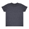 Royal Apparel 17068 Toddler Heathered Short Sleeve Tee with Coverstitch Neck Made in USA