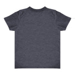 Royal Apparel 17068 Toddler Heathered Short Sleeve Tee with Coverstitch Neck Made in USA