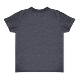 Royal Apparel 17068 Toddler Heathered Short Sleeve Tee with Coverstitch Neck Made in USA