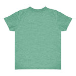 Royal Apparel 17068 Toddler Heathered Short Sleeve Tee with Coverstitch Neck Made in USA