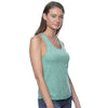Royal Apparel 20008 Women’s Triblend Raw Edge Racerback Tank Top Made in USA