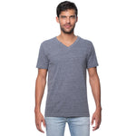 Royal Apparel 20055 Unisex Triblend V-Neck Tee Made in USA