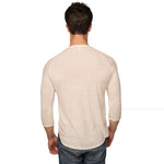 Royal Apparel 20059 Unisex Triblend 3/4 Sleeve Henley Made in USA