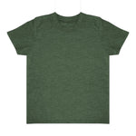 Royal Apparel 20068 Toddler Triblend Short Sleeve Tee with Coverstitch Neck Made in USA