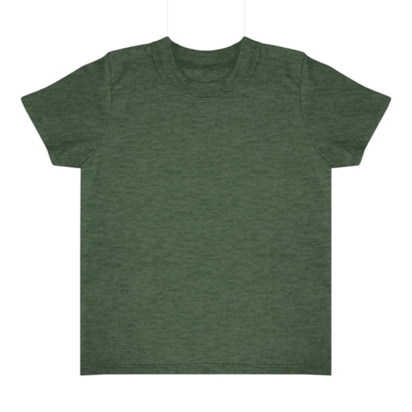 Royal Apparel 20068 Toddler Triblend Short Sleeve Tee with Coverstitch Neck Made in USA