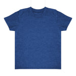 Royal Apparel 20068 Toddler Triblend Short Sleeve Tee with Coverstitch Neck Made in USA