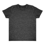 Royal Apparel 20068 Toddler Triblend Short Sleeve Tee with Coverstitch Neck Made in USA