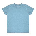 Royal Apparel 20068 Toddler Triblend Short Sleeve Tee with Coverstitch Neck Made in USA