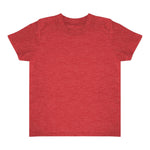 Royal Apparel 20068 Toddler Triblend Short Sleeve Tee with Coverstitch Neck Made in USA