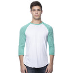 Royal Apparel 20160BO Unisex Triblend Raglan Baseball Tee – Burnout Wash Made in USA