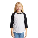 Royal Apparel 20260 Youth Triblend Raglan 3/4 Sleeve Baseball Tee Made in USA