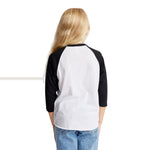 Royal Apparel 20260 Youth Triblend Raglan 3/4 Sleeve Baseball Tee Made in USA