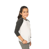 Royal Apparel 20260 Youth Triblend Raglan 3/4 Sleeve Baseball Tee Made in USA