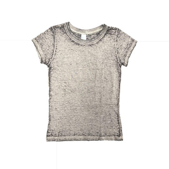 Royal Apparel 22510BO Youth Burnout Wash Short Sleeve Girls’ Tee Made in USA