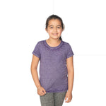 Royal Apparel 22510BO Youth Burnout Wash Short Sleeve Girls’ Tee Made in USA