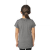 Royal Apparel 22560BO Kids Burnout Wash Short Sleeve Girls' Tee Made in USA