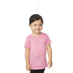Royal Apparel 22580BO Toddler Burnout Wash Short Sleeve Girls’ Tee Made in USA
