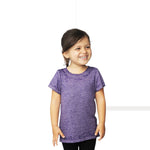 Royal Apparel 22580BO Toddler Burnout Wash Short Sleeve Girls’ Tee Made in USA
