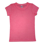 Royal Apparel 22580BO Toddler Burnout Wash Short Sleeve Girls’ Tee Made in USA