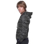 Royal Apparel 25150VCM Unisex Triblend Full-Zip Camo Hoodie Made in USA