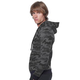 Royal Apparel 25150VCM Unisex Triblend Full-Zip Camo Hoodie Made in USA