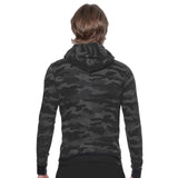 Royal Apparel 25150VCM Unisex Triblend Full-Zip Camo Hoodie Made in USA