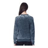 Royal Apparel 25159BO Unisex Burnout Triblend Raglan Crewneck Sweatshirt Made in USA