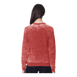 Royal Apparel 25159BO Unisex Burnout Triblend Raglan Crewneck Sweatshirt Made in USA