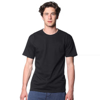 Royal Apparel 2951 Unisex Short Sleeve Rib Cotton Tee Made in USA