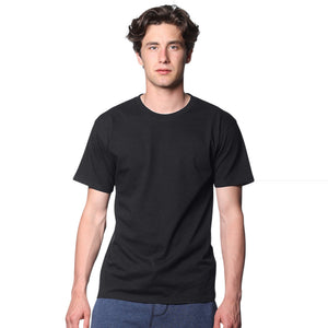 Royal Apparel 2951 Unisex Short Sleeve Rib Cotton Tee Made in USA - 