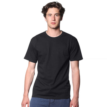 Royal Apparel 2951 Unisex Short Sleeve Rib Cotton Tee Made in USA