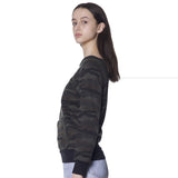 Royal Apparel 3120CMO Women’s Camo Fleece Raglan Sweatshirt Made in USA
