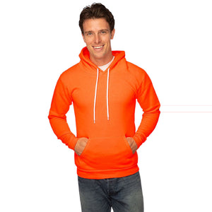 Royal Apparel 3155N Unisex Neon Fashion Fleece Pullover Hoodie Made in USA - 