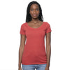 Royal Apparel 32112 Women’s Eco Triblend Scoop Neck Tee Made in USA