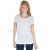 Royal Apparel 32112 Women’s Eco Triblend Scoop Neck Tee Made in USA
