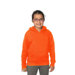 Royal Apparel 3229N Youth Neon Fashion Fleece Pullover Hoodie Made in USA - 