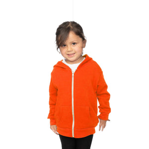 Royal Apparel 3666N Toddler Neon Fashion Fleece Zip Hoodie Made in USA - 