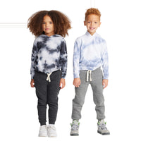 Royal Apparel 3699CTD Toddler Cloud Tie-Dye Fleece Pullover Hoodie Made in USA